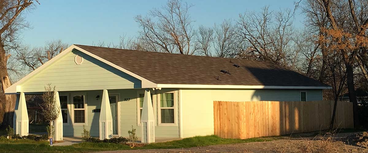Tarrant County Affordable Housing Ferrier Custom Homes Sustainable